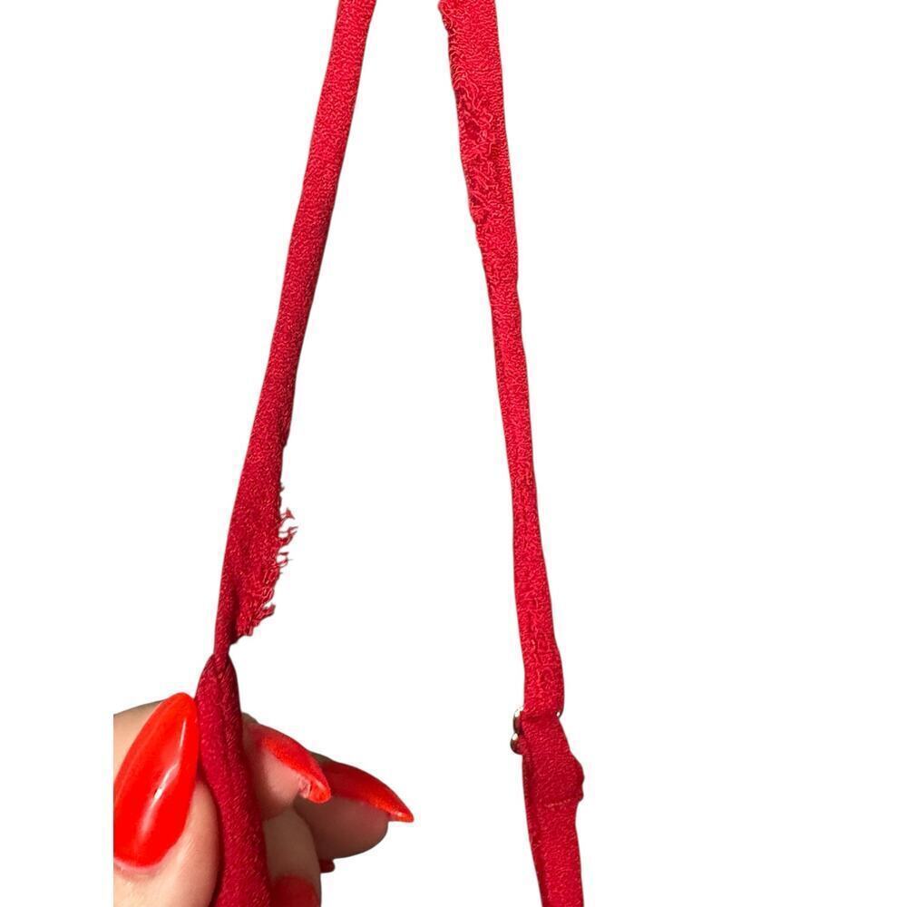 Reformation Marlowe Mini Dress Red Slip Dress Size Small - Picture 6 of 7